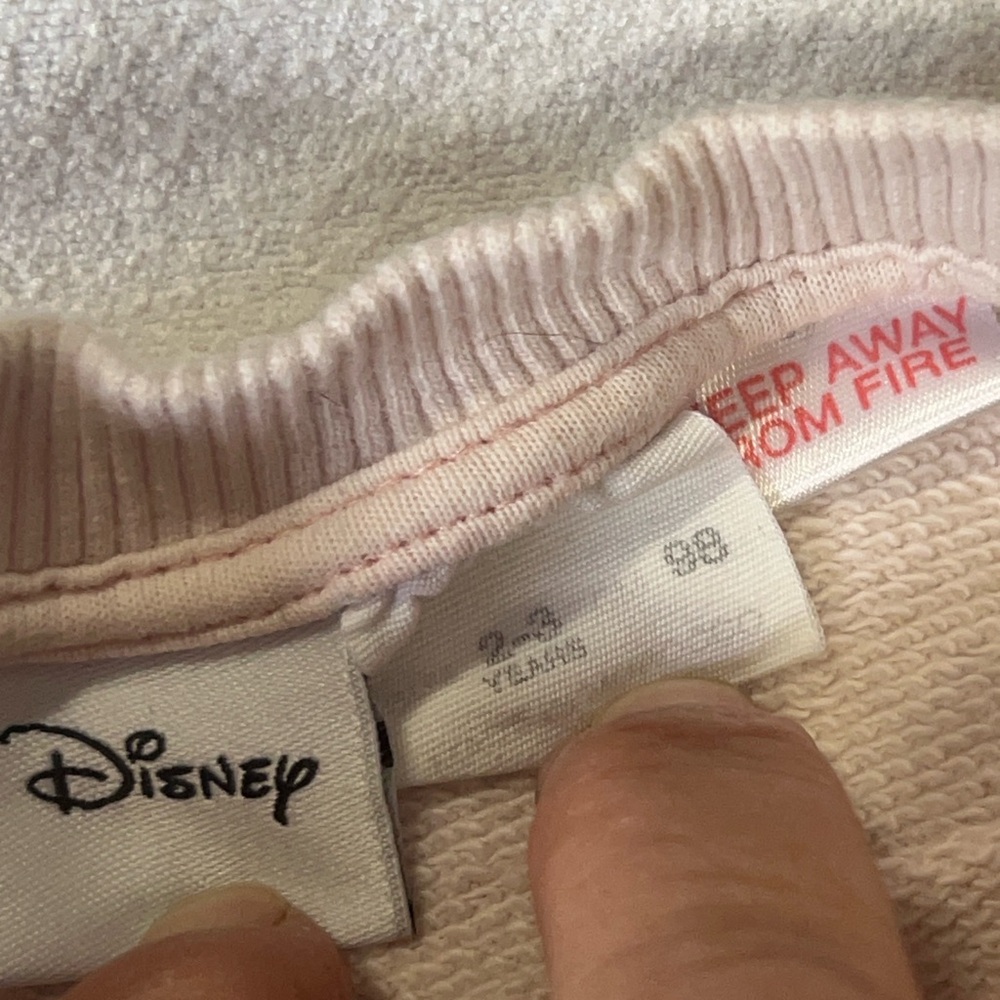 Disney Minnie Mouse Tie-Dye Sweatshirt - Pink and White - Picture 2 of 3